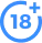 18+
