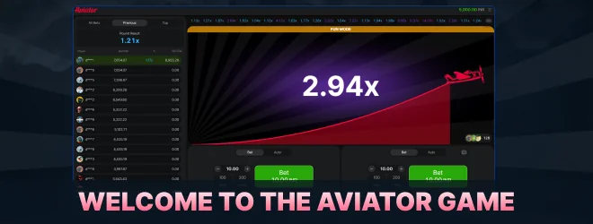 Welcome to the Aviator game