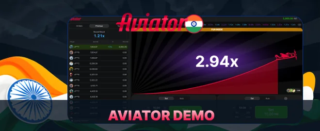 Aviator free trial mode