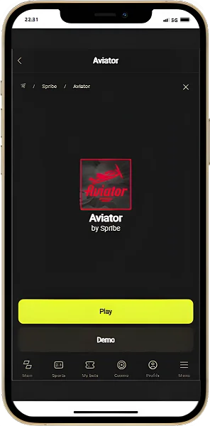 Screenshot Aviator Game Start